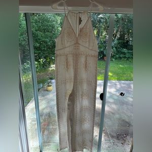 NWT Free People Eyelet Jumpsuit